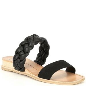 Dolce Vita Black Braided Women's Sandals
